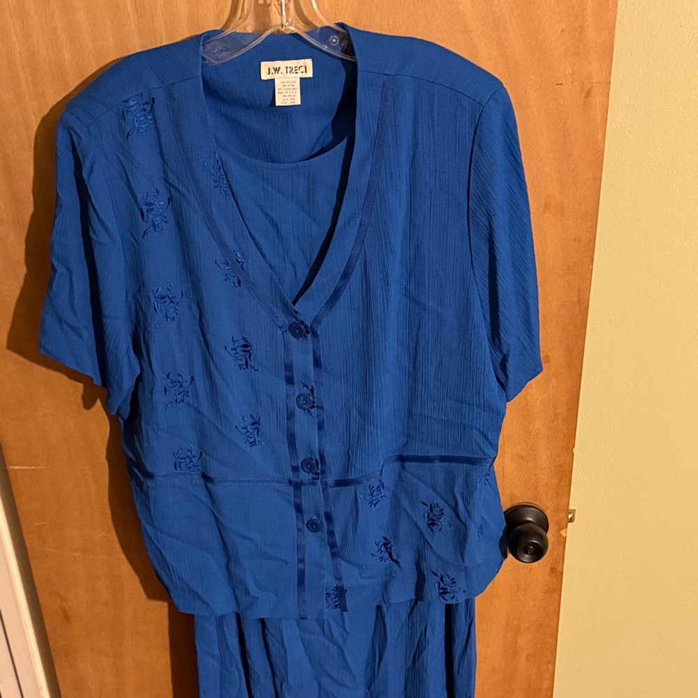 J.W. Treci Blue Women's Dress